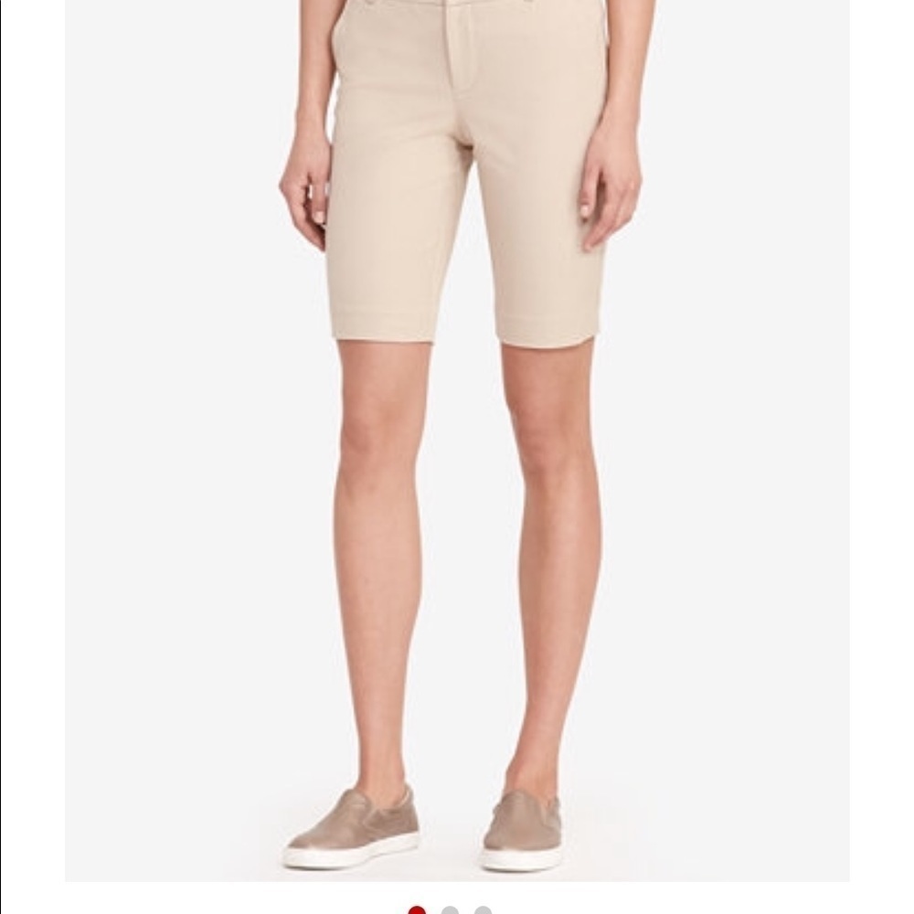 Ralph Lauren khaki chino walking shorts! Neutral summer